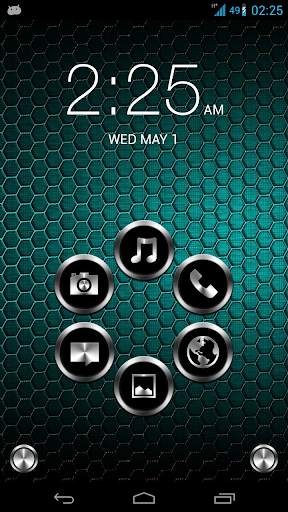 Metal Theme for Smart Launcher screenshot 1