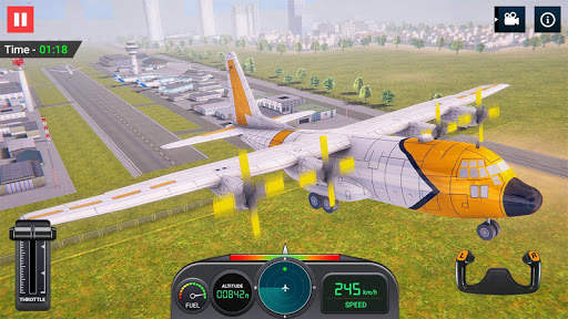 Simulator Penerbangan 2019 - Gratis Terbang Flight screenshot 7