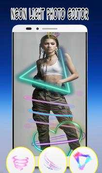 Neon Light Photo Editor 2 تصوير الشاشة