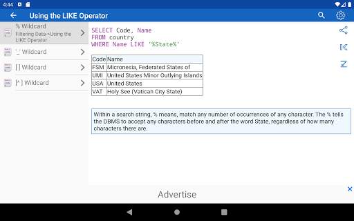 SQL Free स्क्रीनशॉट 10