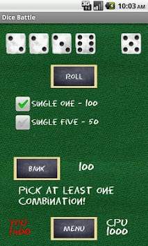 Dice Battle Lite screenshot 2