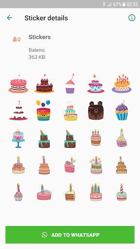 Birthday Stickers - WAStickerApps screenshot 4
