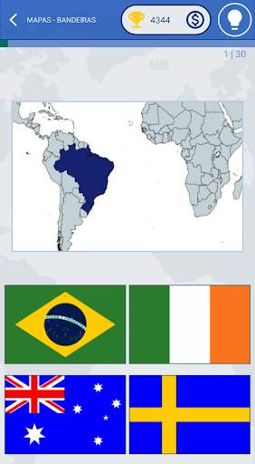 Teste de Bandeiras do mundo screenshot 4