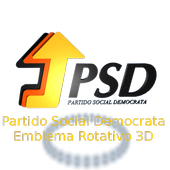 Partido Social Democrata em 3D icon