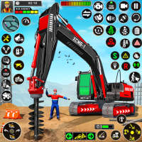Heavy Drill Excavator Games logo
