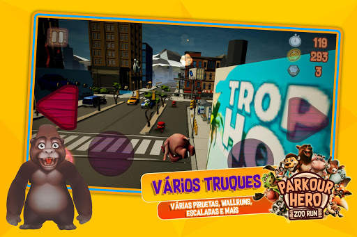 Parkour Hero - Animal Runner 3D Stunts Simulator screenshot 8