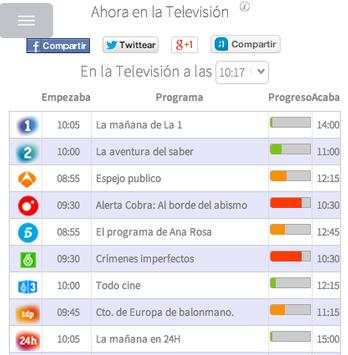 Programacion TV - Guia TV TDT screenshot 1