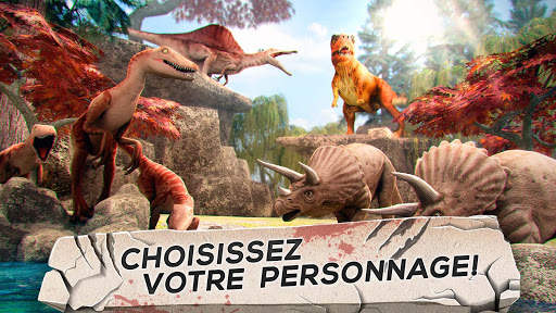 Dinosaure Jurassique - 3D Simulateur de Courses screenshot 6