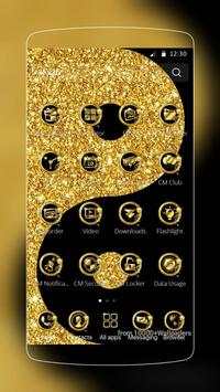 Gold Yin Yang Theme screenshot 2