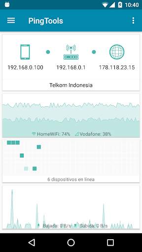 PingTools Network Utilities screenshot 1