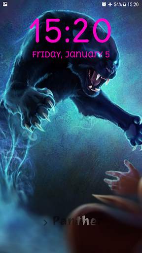 Black Panther Lock Screen 8 تصوير الشاشة