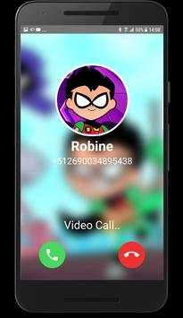 Titans Video Call & Teen Go Chat Simulator Prank screenshot 1