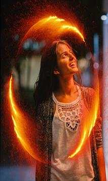 Fire Effect Photo Frame Editor: Fire, Smoke Effect screenshot 1