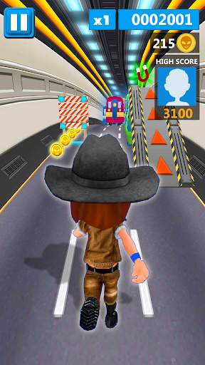 Subway Run Space Surf Run screenshot 5