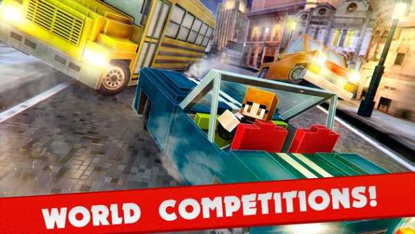 Blocky Car Driving Simulator screenshot 8