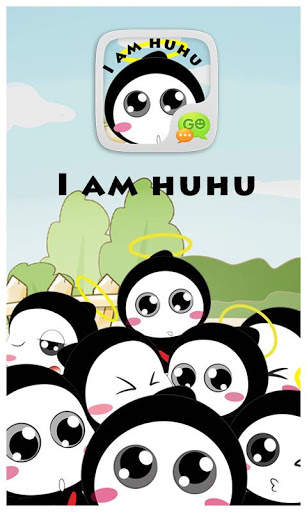 GO SMS HULA ANIMATED STICKER screenshot 1