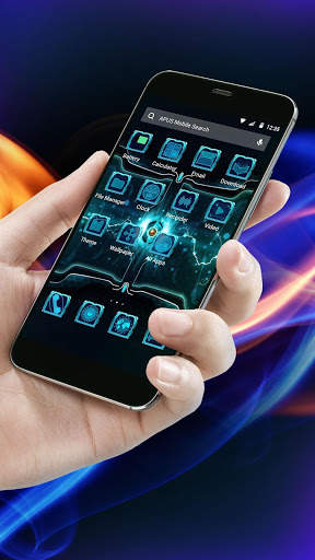 Electric-APUS Launcher theme screenshot 1
