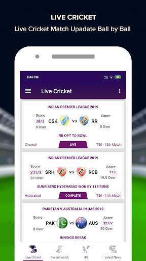 Live Cricket Match screenshot 2