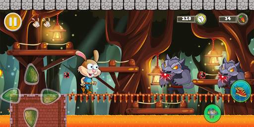 Bunny’s World - Super Jungle Rabbit Run Adventure screenshot 7
