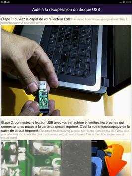 Récupération de données du lecteur USB French Help скриншот 12