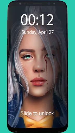 Lock Screen for Billie Eilish 1 تصوير الشاشة