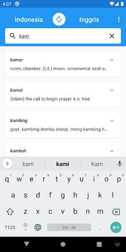 Kamus Bahasa Inggris, Kamus per Kata screenshot 4