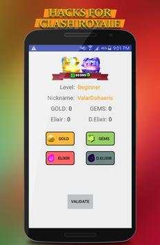 Gems for Clash Royal Simulator Chests  💎💎💯💯 screenshot 1
