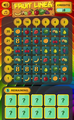 GAME I MAKE - Fruit Lines screenshot 1