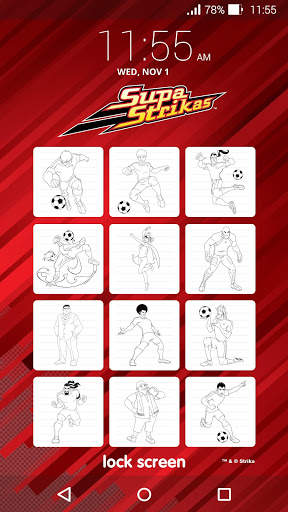 Supa Strikas Lock Screen screenshot 4
