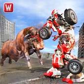 Super X Robot VS Angry Bull Attack Simulator 1.1