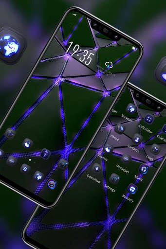 Abstract technology lighting theme REDMI Y2 screenshot 2
