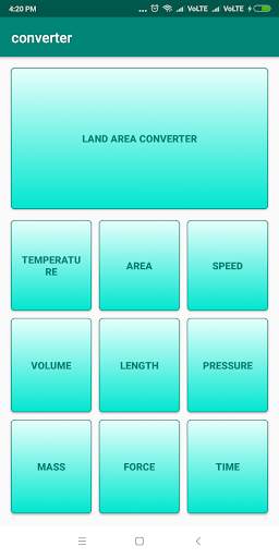 Bigha Hectare Land Area Converter screenshot 1