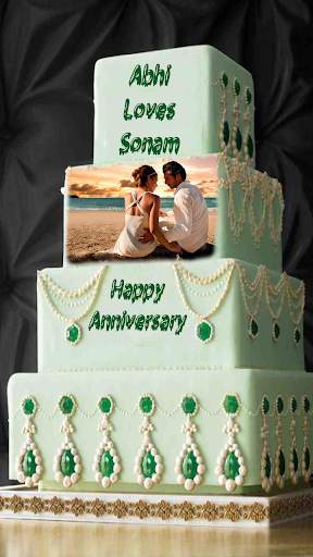 Name Photo On Anniversary Cake screenshot 4