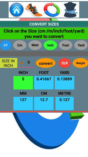 clothes size screenshot 6
