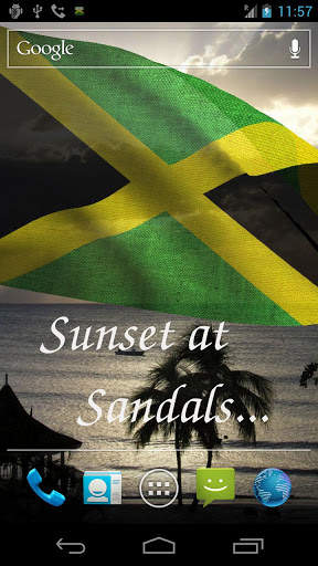 Jamaica Flag Live Wallpaper screenshot 5