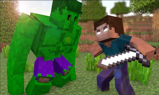 Hulk Super Heroes Mod MC Pocket Edition screenshot 1