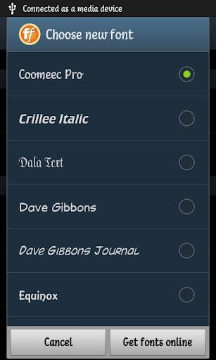 Coomeec Pro FlipFont screenshot 6