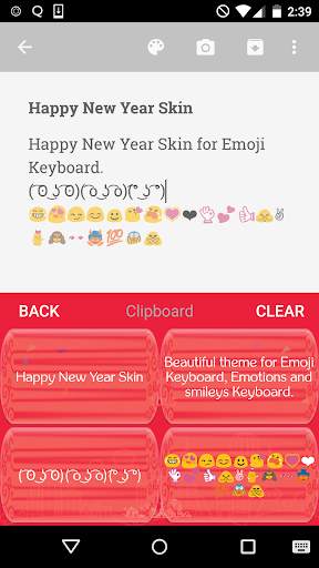 🎊New Year Emoji Keyboard🎉 screenshot 3
