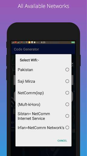 Wifi QR Code Scanner: Barcode Show Wifi password screenshot 3