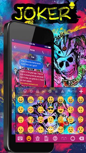 Clown It Joker Face Keyboard स्क्रीनशॉट 1
