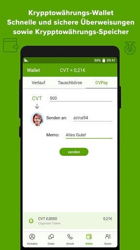Crypviser Secure Messenger screenshot 1