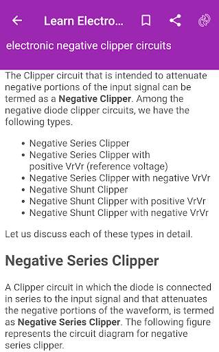 Basic Electronic Circuits screenshot 1