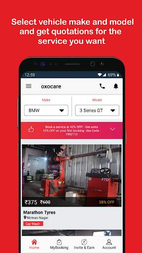 OXO CARE- Best Car Wash & Car Service Booking App screenshot 5