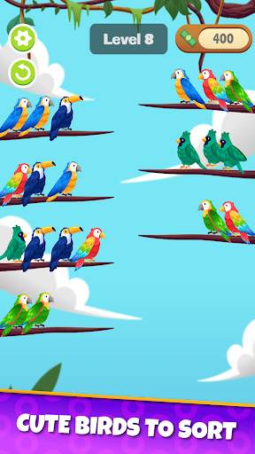 Bird Sort Puzzle: Sorting Game screenshot 4