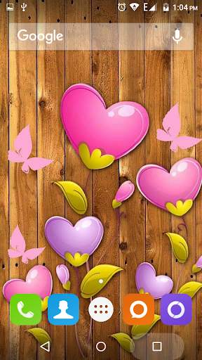 Cute Heart Wallpapers 2 تصوير الشاشة