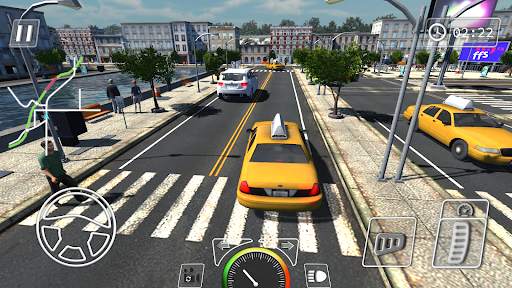 City Taxi Driving Simulator 3D screenshot 2