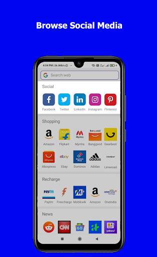 Lite Browser: Web Explorer screenshot 1
