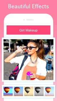 Girl MakeUp Camera - Selfie Beauty camera screenshot 1