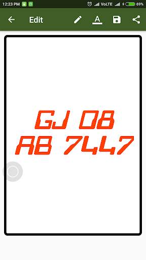 Number Plate Maker screenshot 5