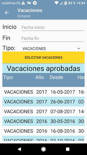 Intranet Zener screenshot 4
